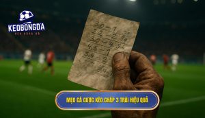 Mẹo cá cược kèo chấp 3 trái hiệu quả