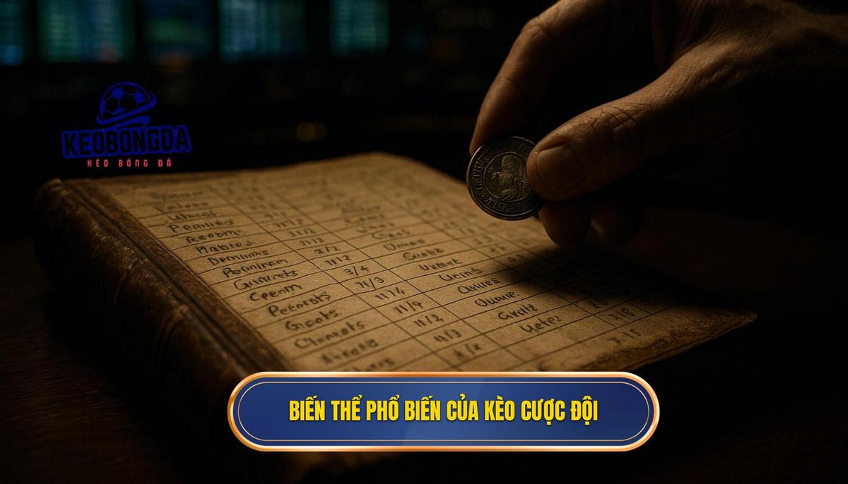 Các biến thể phổ biến của kèo cược đội ghi bàn hiện nay