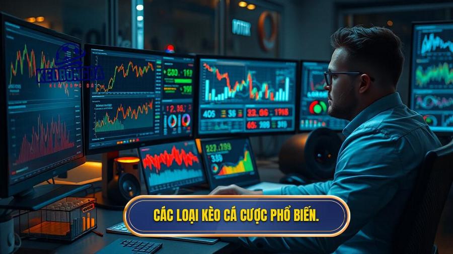 Các loại kèo cá cược phổ biến.