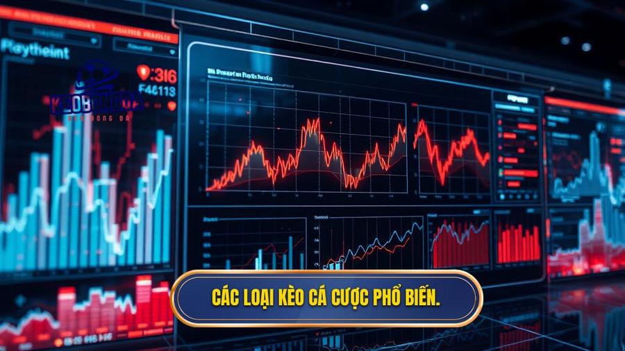 Các loại kèo cá cược phổ biến.